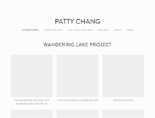 Tablet Screenshot of pattychang.com